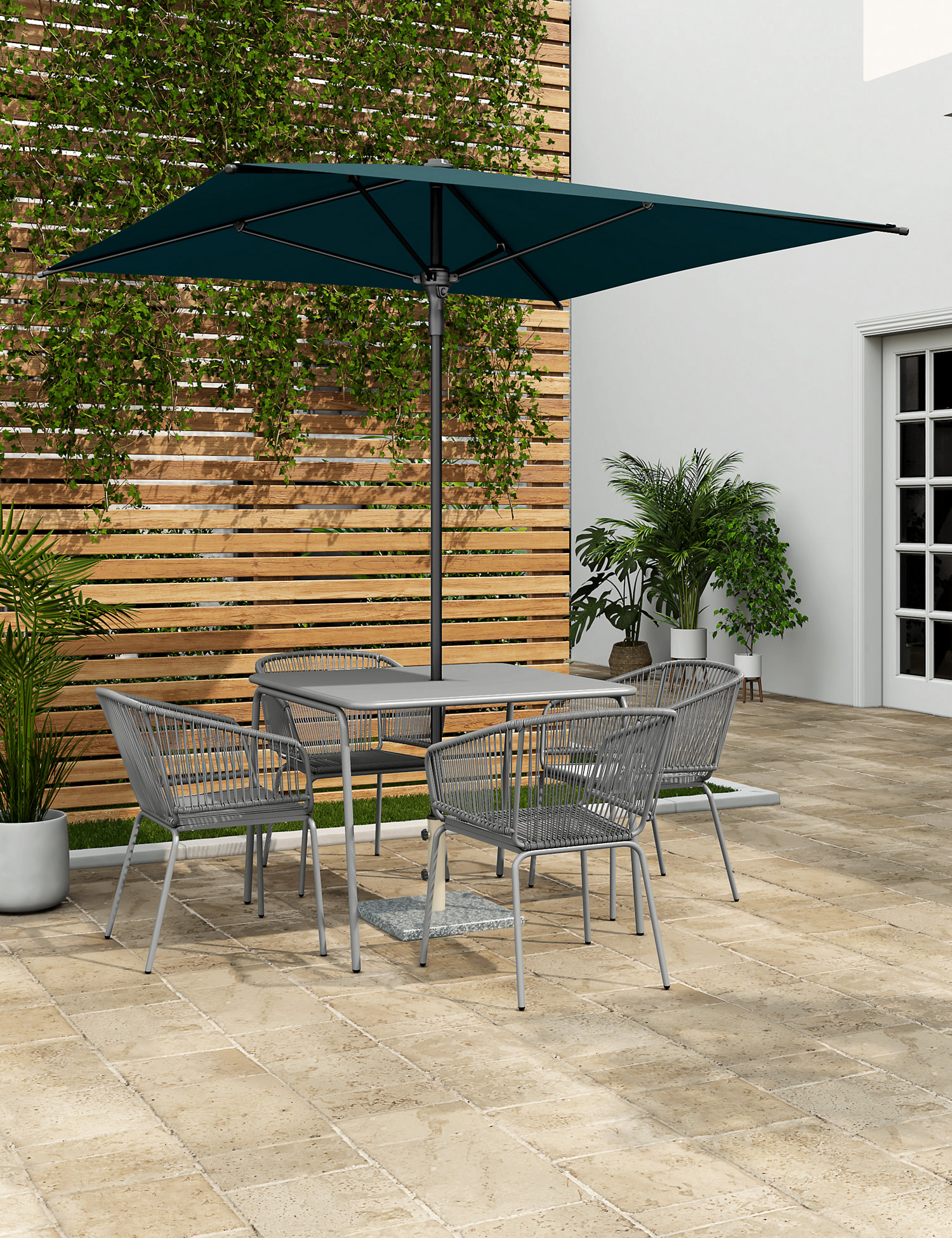 M&S Square Parasol