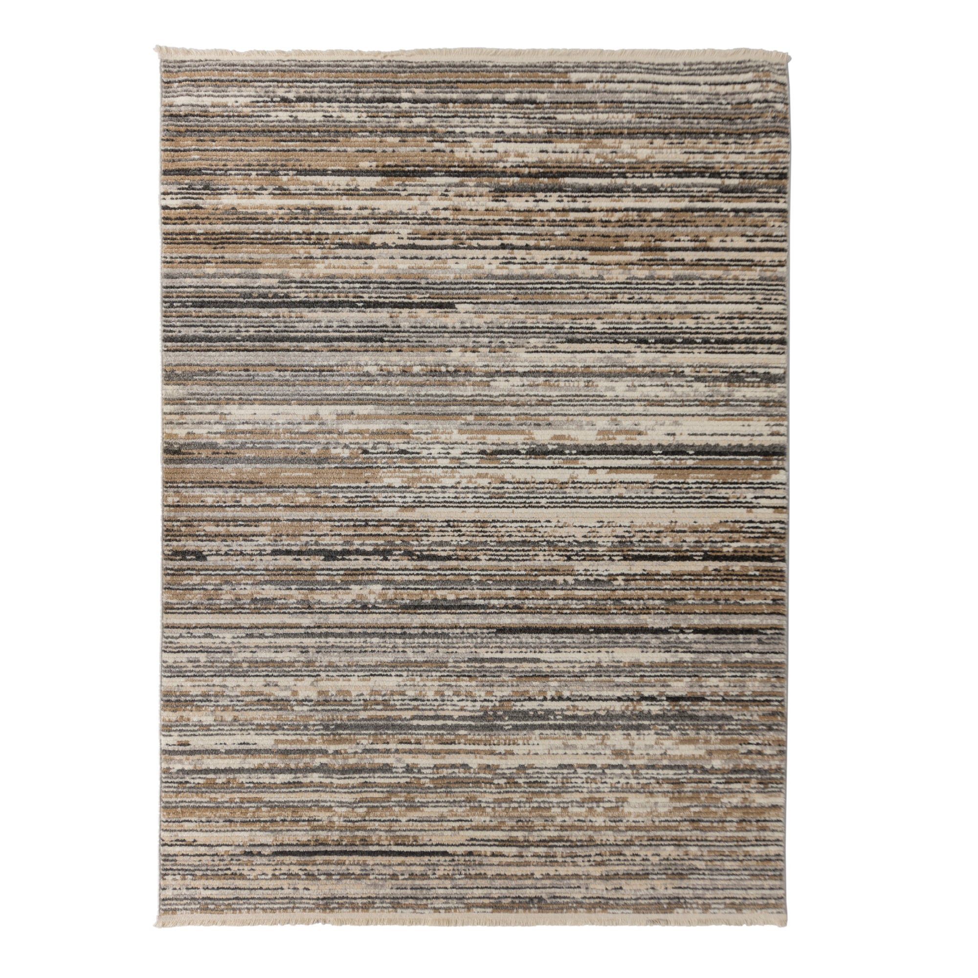 Lagos Rug Brown, Grey and White
