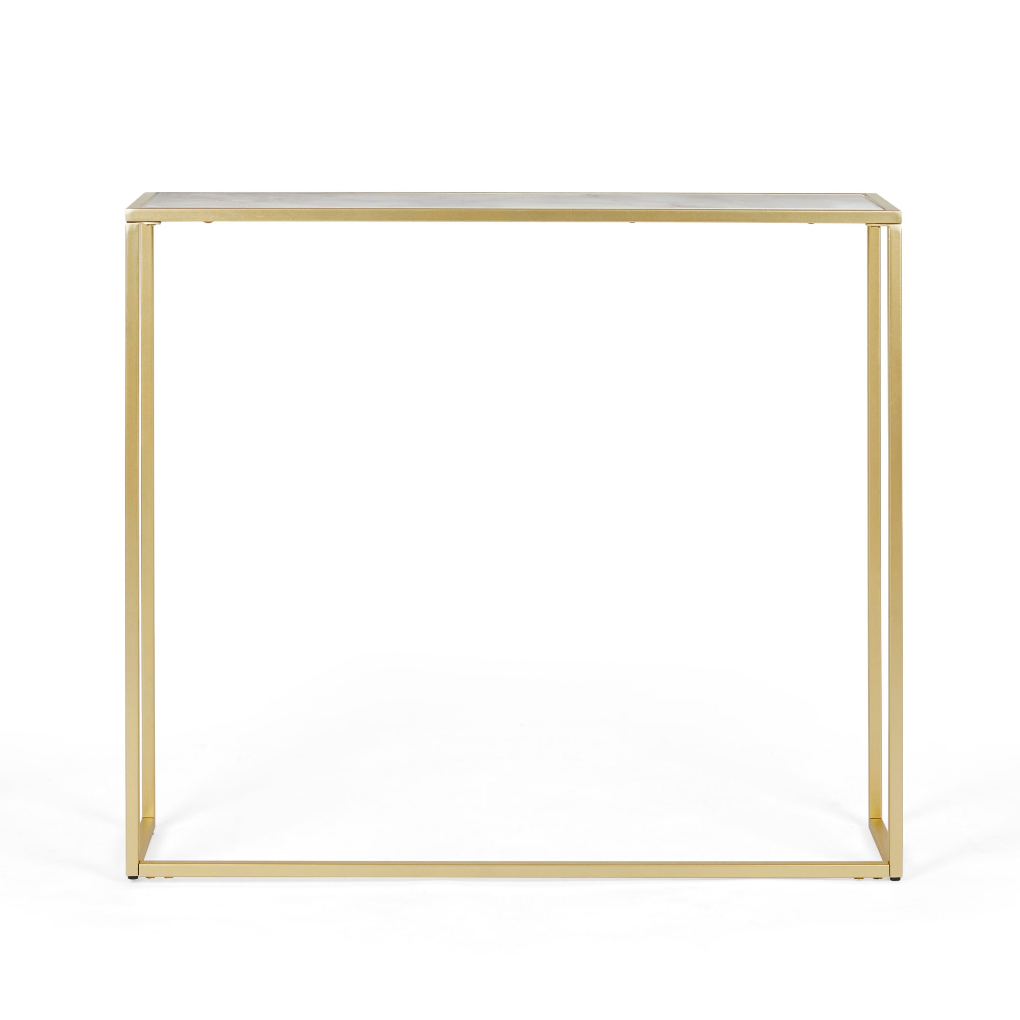 Sullivan Gold Effect Slim Console Radiator Cover Gold