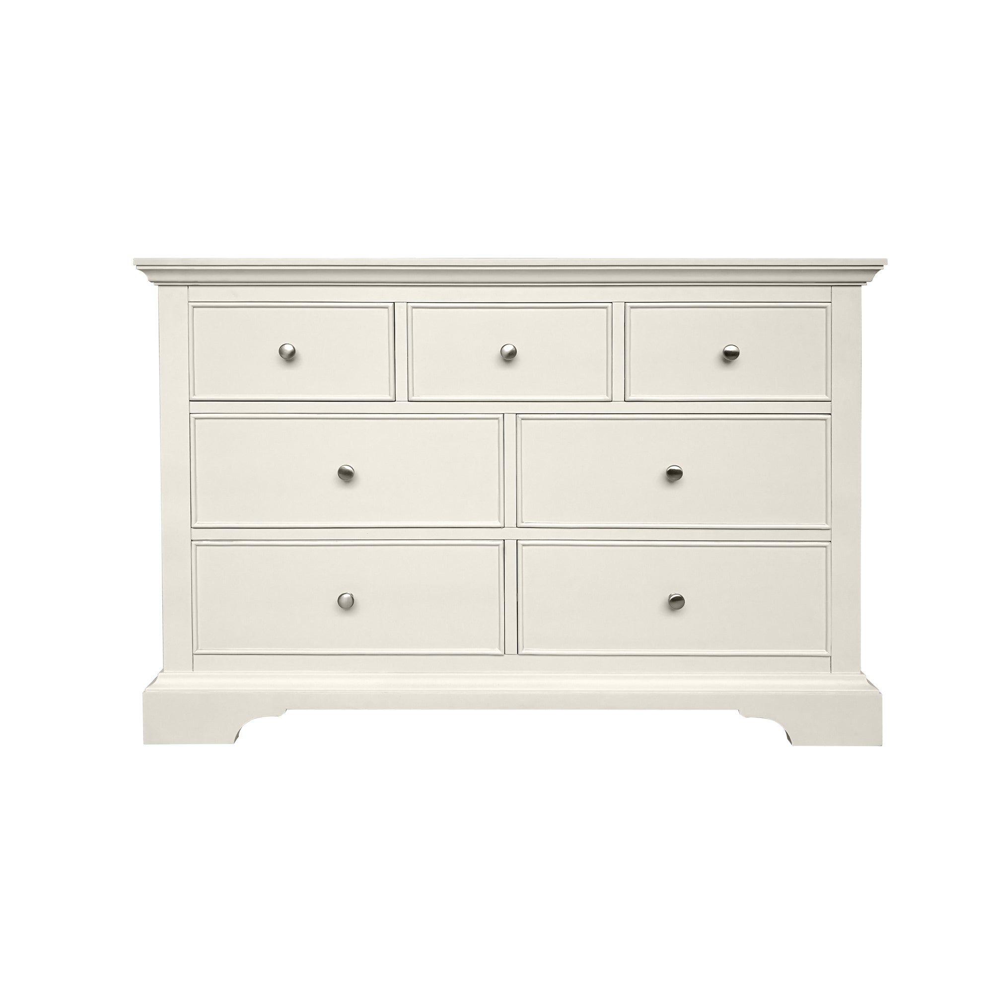 Charlotte 7 Drawer Chest White