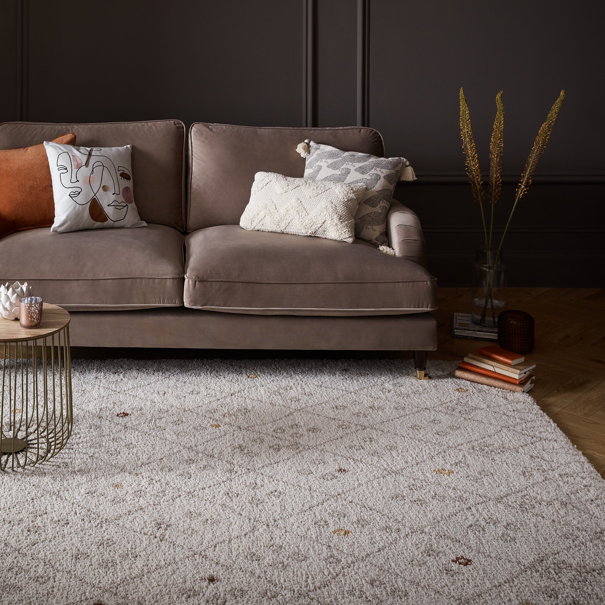 Mona Morrocan Berber Rug Brown
