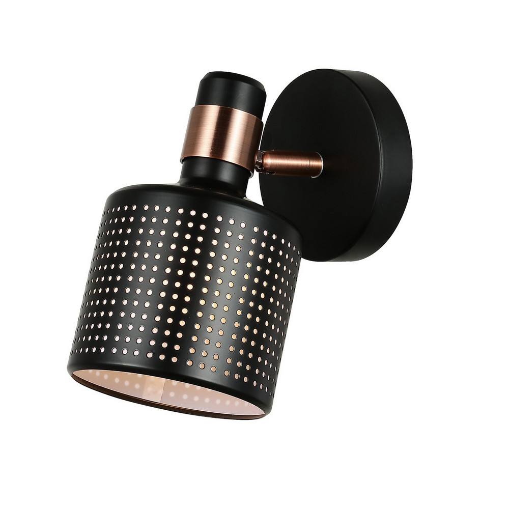 Netlighting Modern Wall Lamp Black 1 Light E27