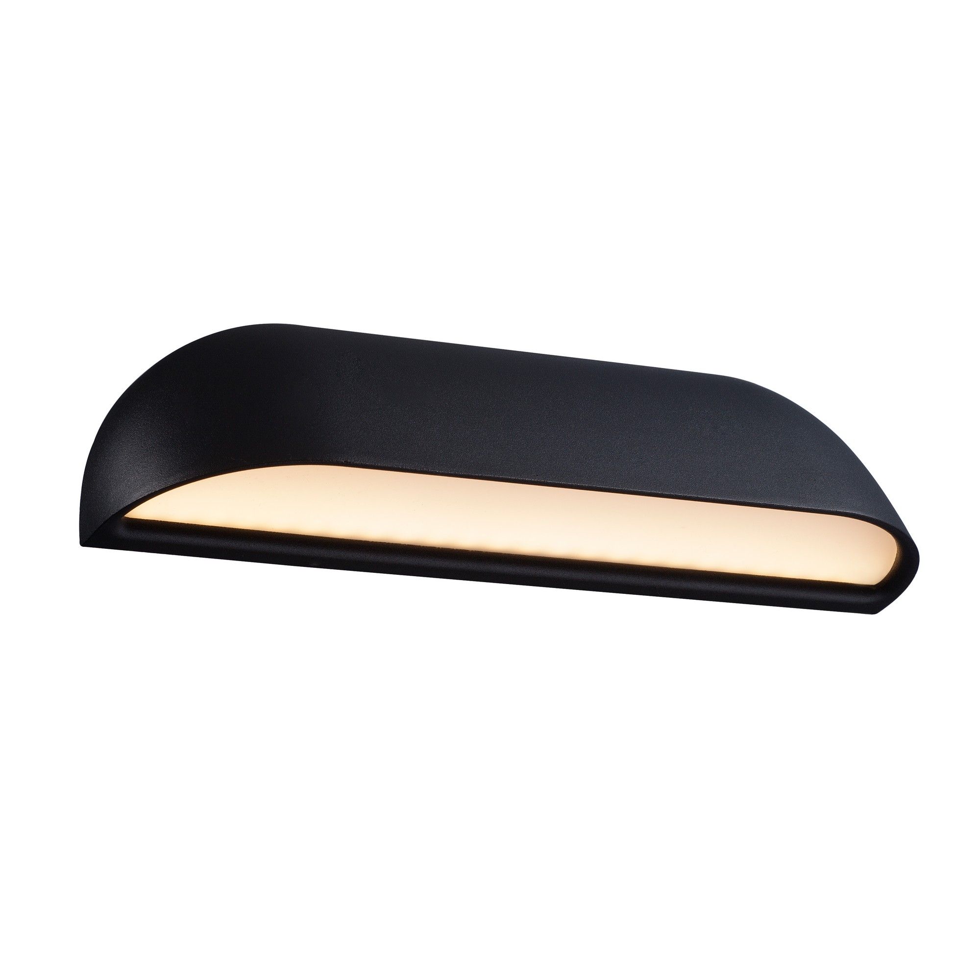 Nordlux Modern Outdoor Wall Light Black Metal Intergrated LED Weatherproof - Mains Powered, IP44