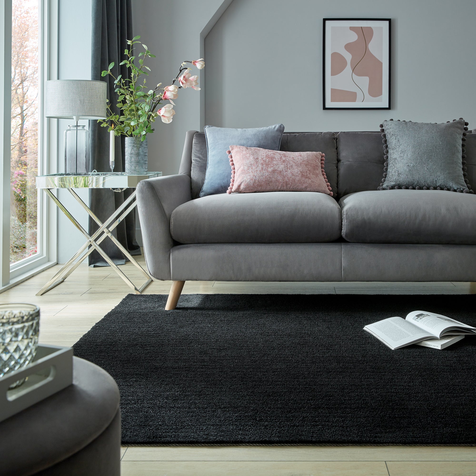 Isla Rug Black
