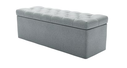 Valentin Blanket Box in Cirrus Smart Slubby Cotton - sofa.com