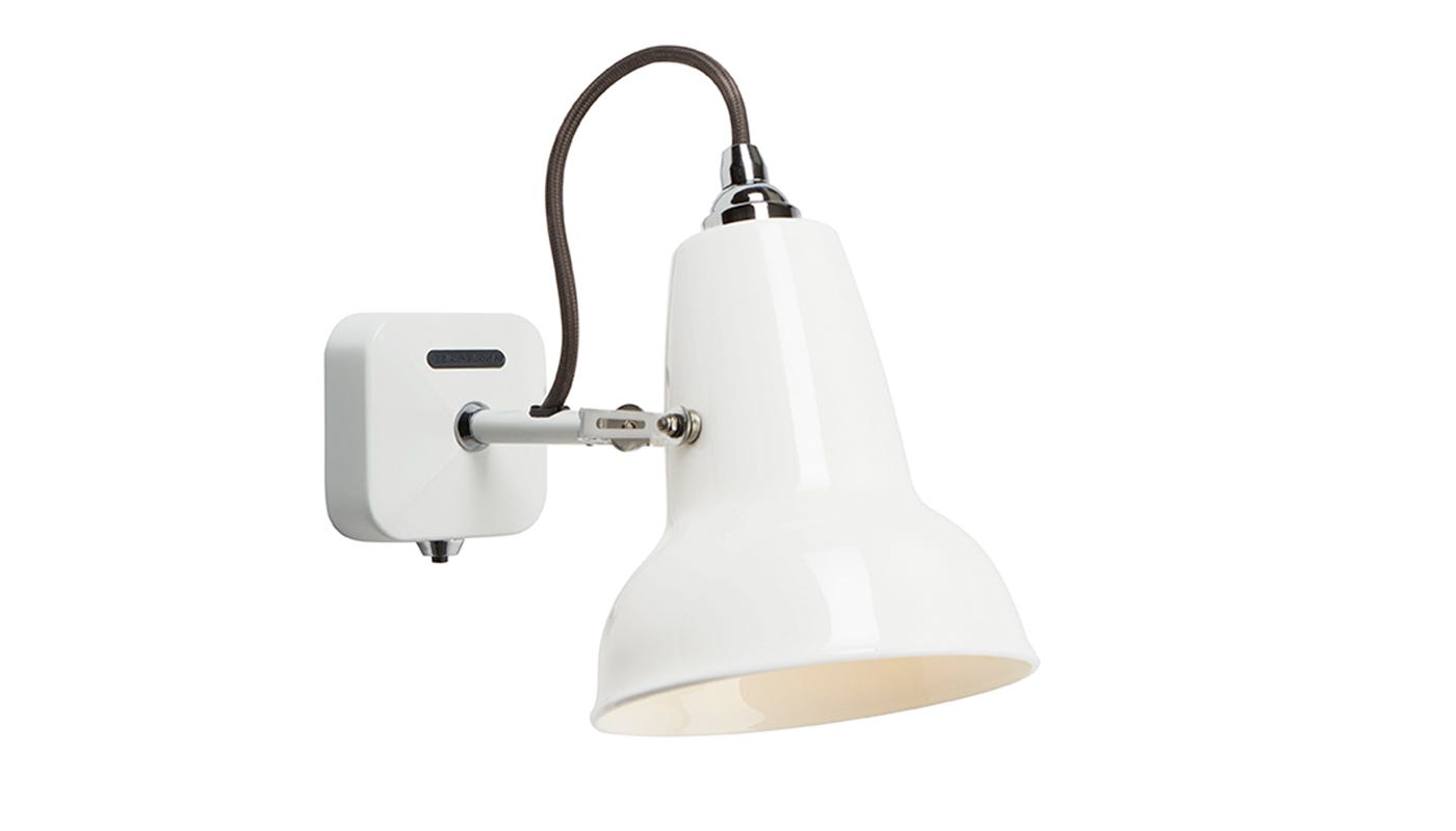 Anglepoise Original 1227 Mini Ceramic Wall Lamp Pure White