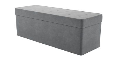 Buttons Storage Bench in Thatch Smart Velvet - sofa.com