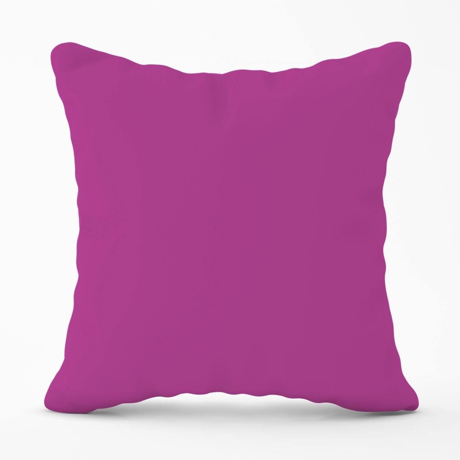 Warren Reed - Designer Fuchsia Plum Outdoor Cushion in Purple