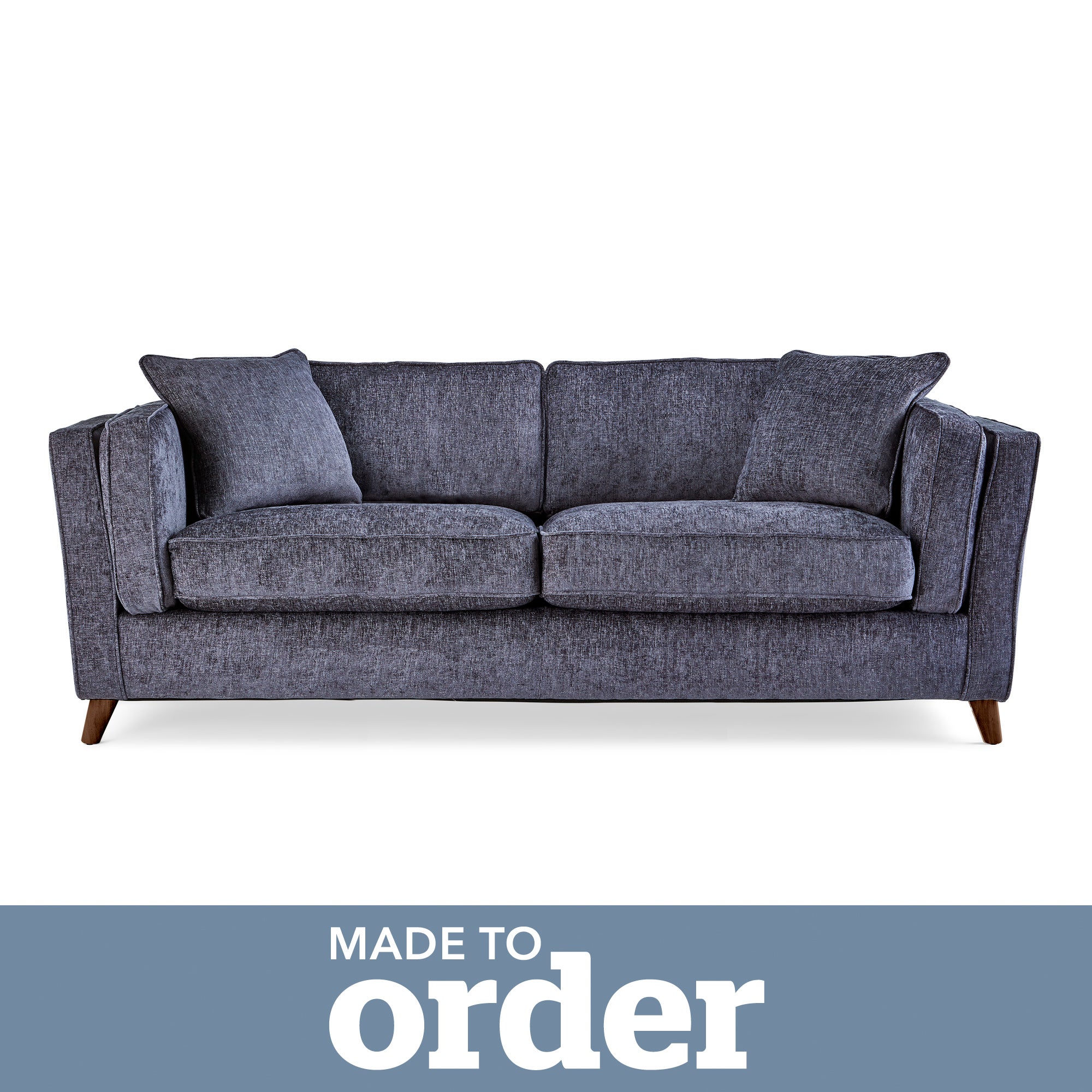 Arabella 3 Seater Sofa Luxury Chenille Premium Chenille Navy