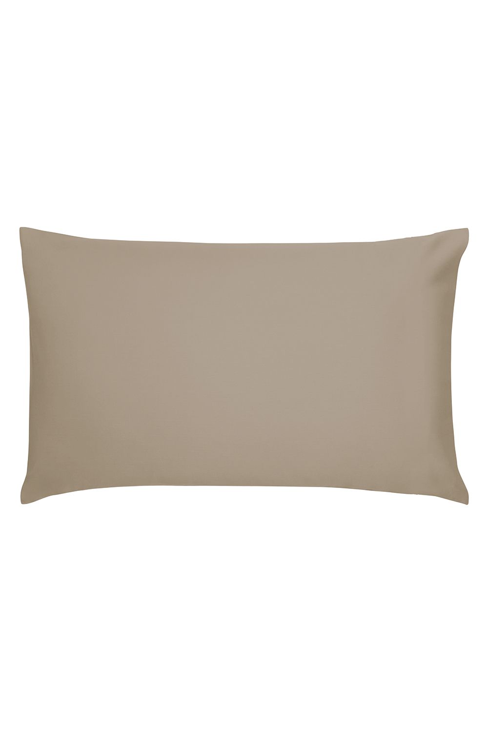 1951 'Luxury 400 Thread Count' Cotton Sateen Standard Pillowcase Pair in Beige
