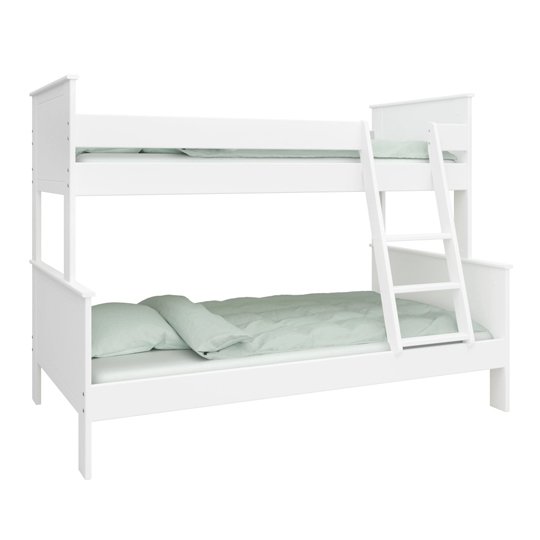 Alba Wooden Family Bunk Bed In White