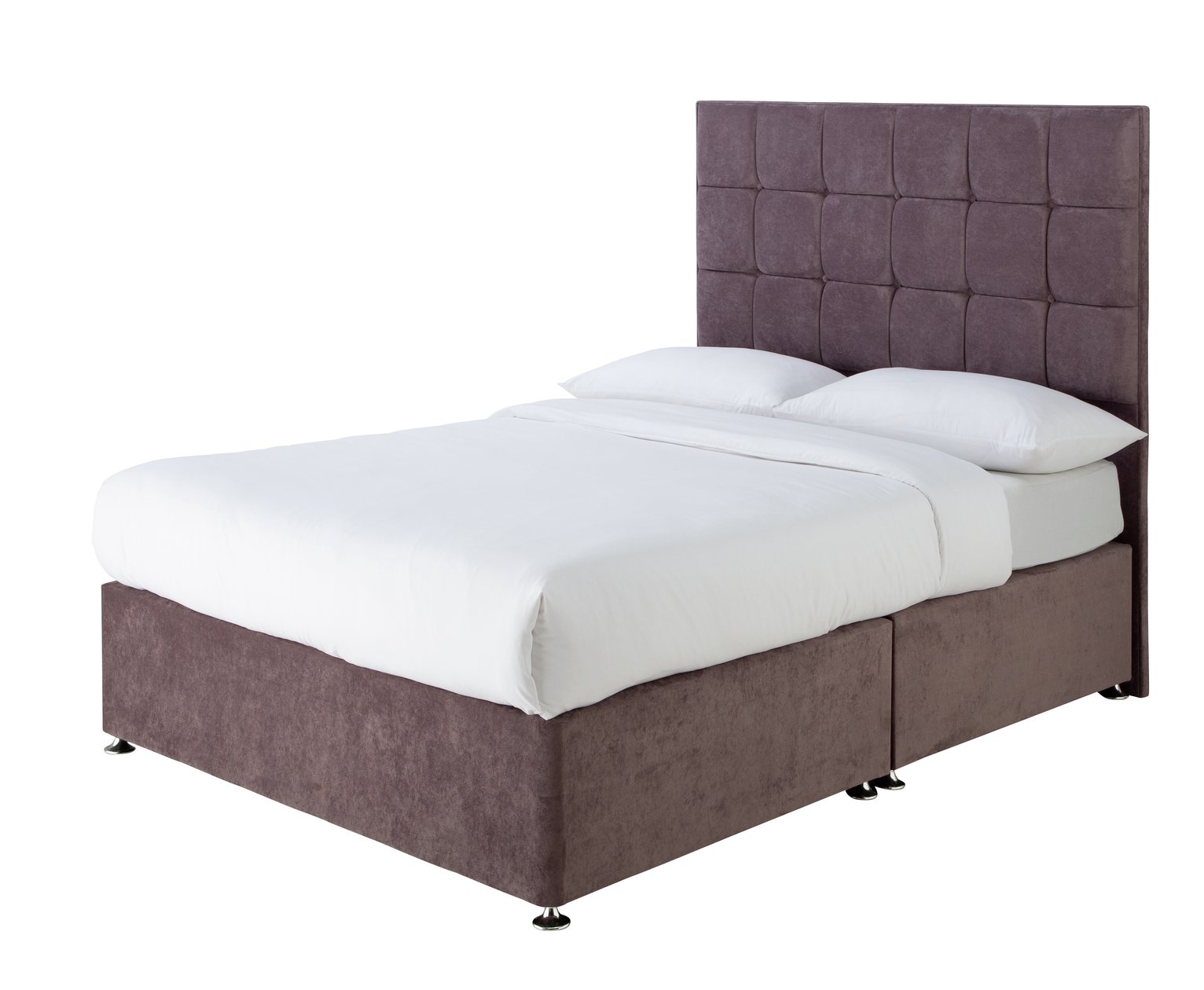 Forty Winks 1500 Pocket Gel Kingsize Divan - Mauve