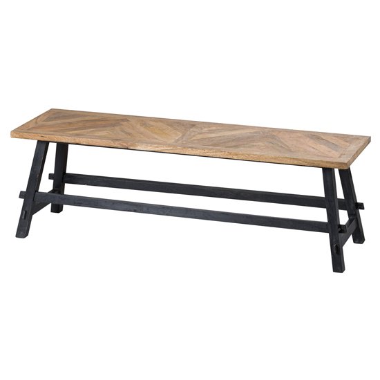 Nordec Wooden Dining Bench In Oak