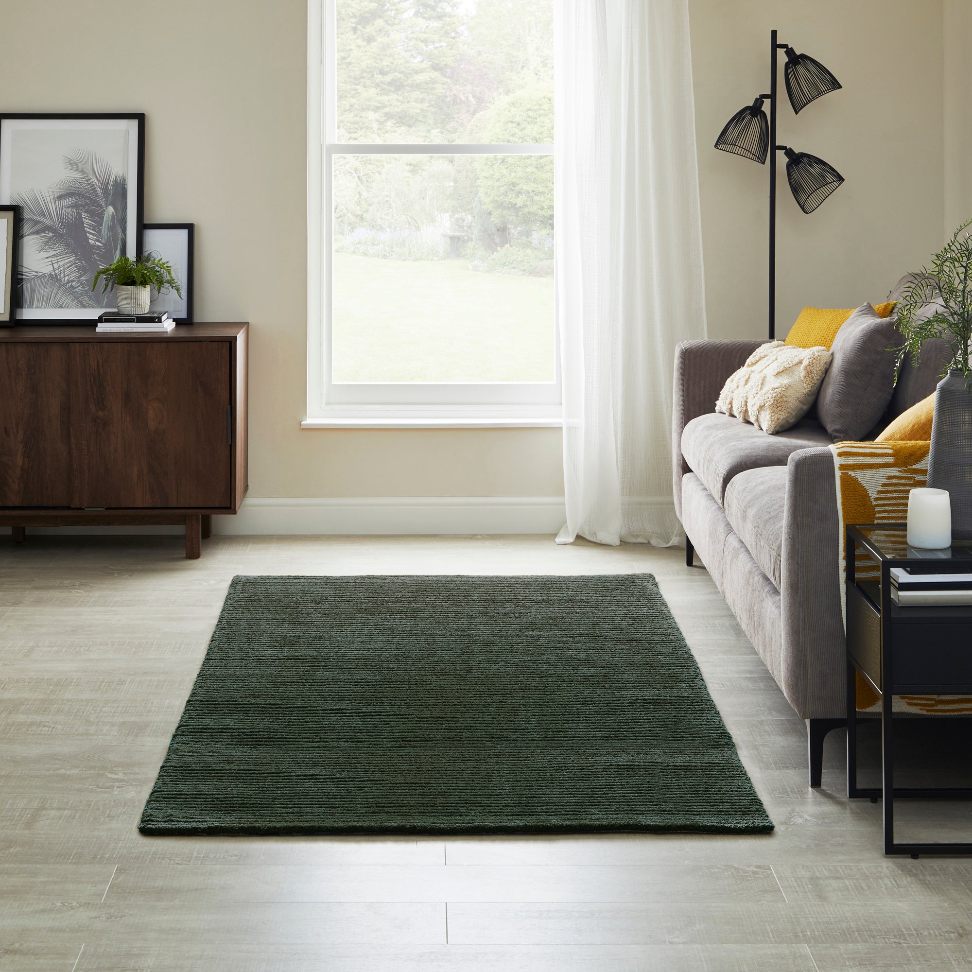Cord Rug Green