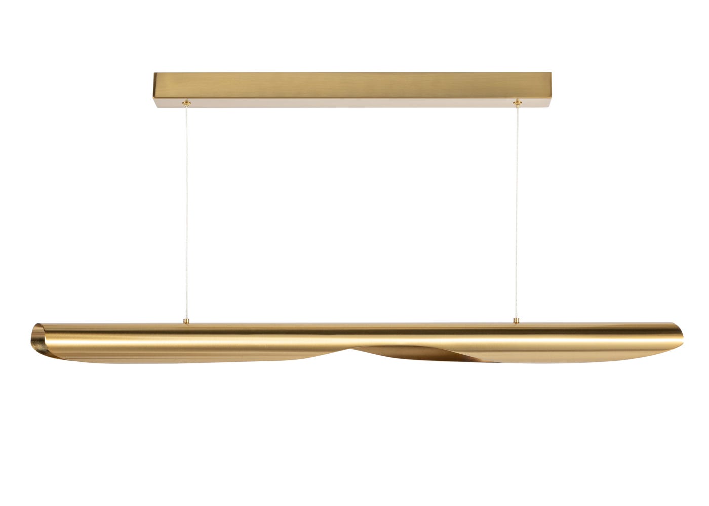 Heal's Onda LED Long Pendant Light Brass