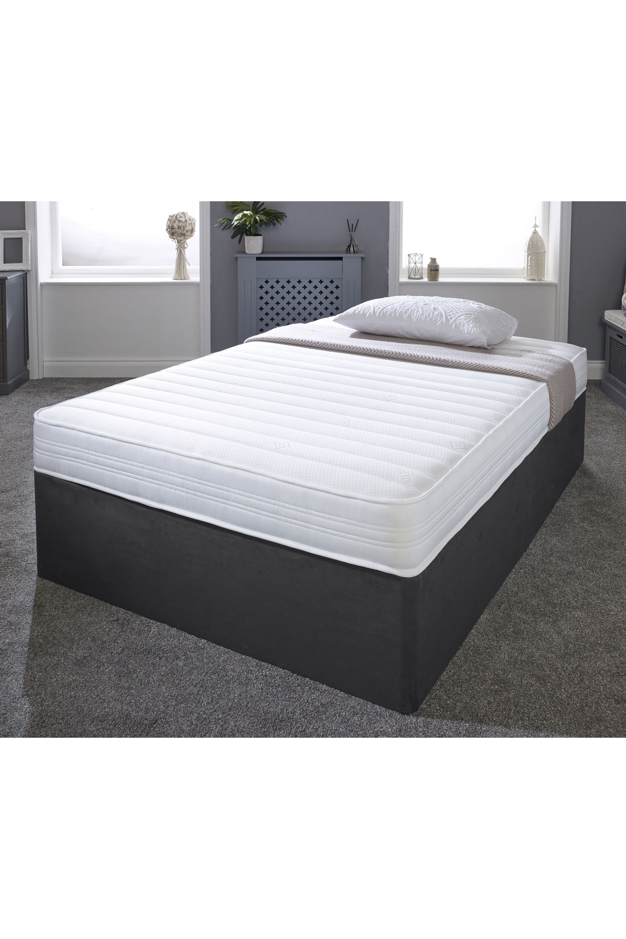 eXtreme Comfort Ltd Extreme Comfort Sirocco 18cms Deep Hybrid Spring & Memory Foam Mattress in White
