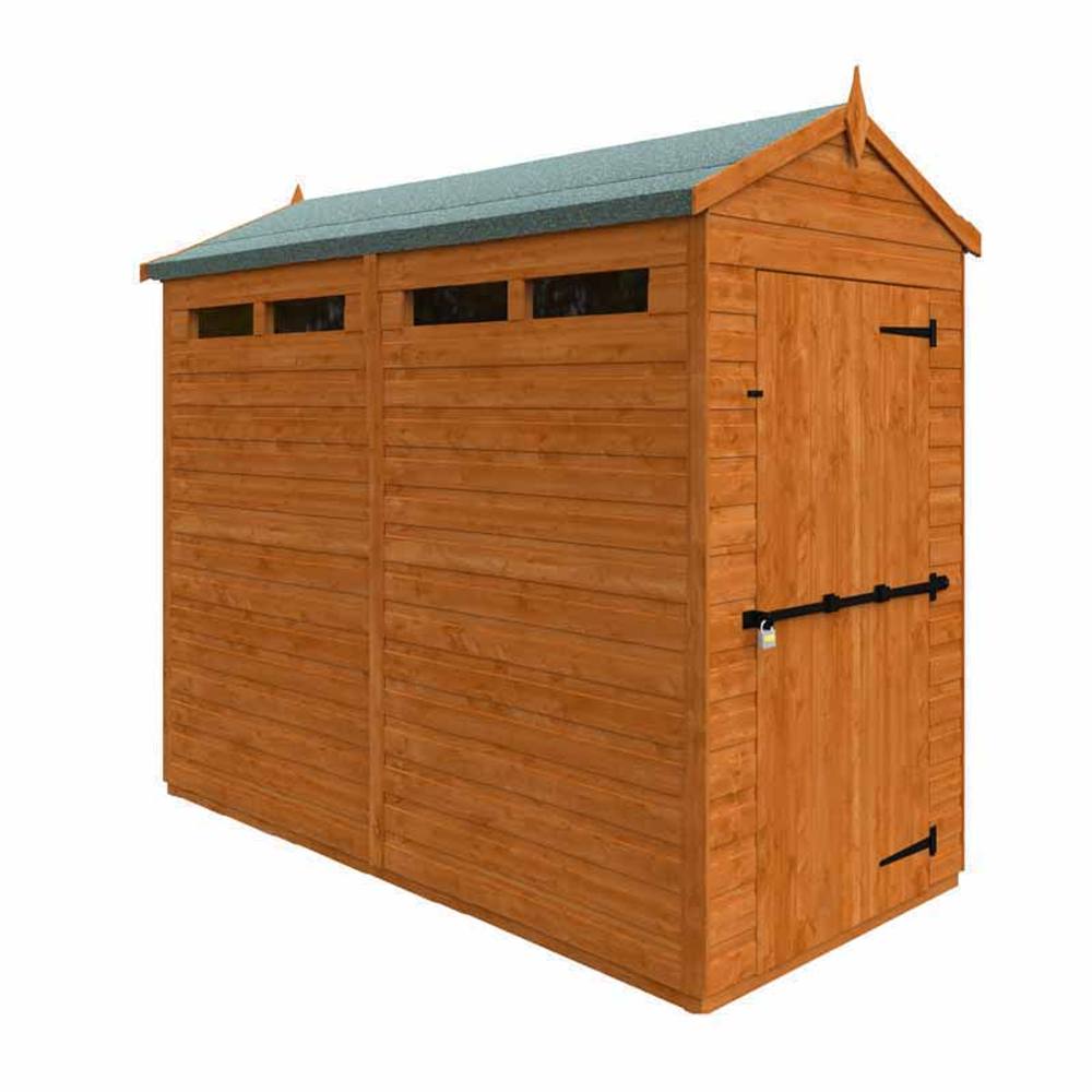 Buttercup Farm 8x4 Flex Apex Security 12mm Flex - L238.8 x W115 x H219.2 cm in Burnt Orange