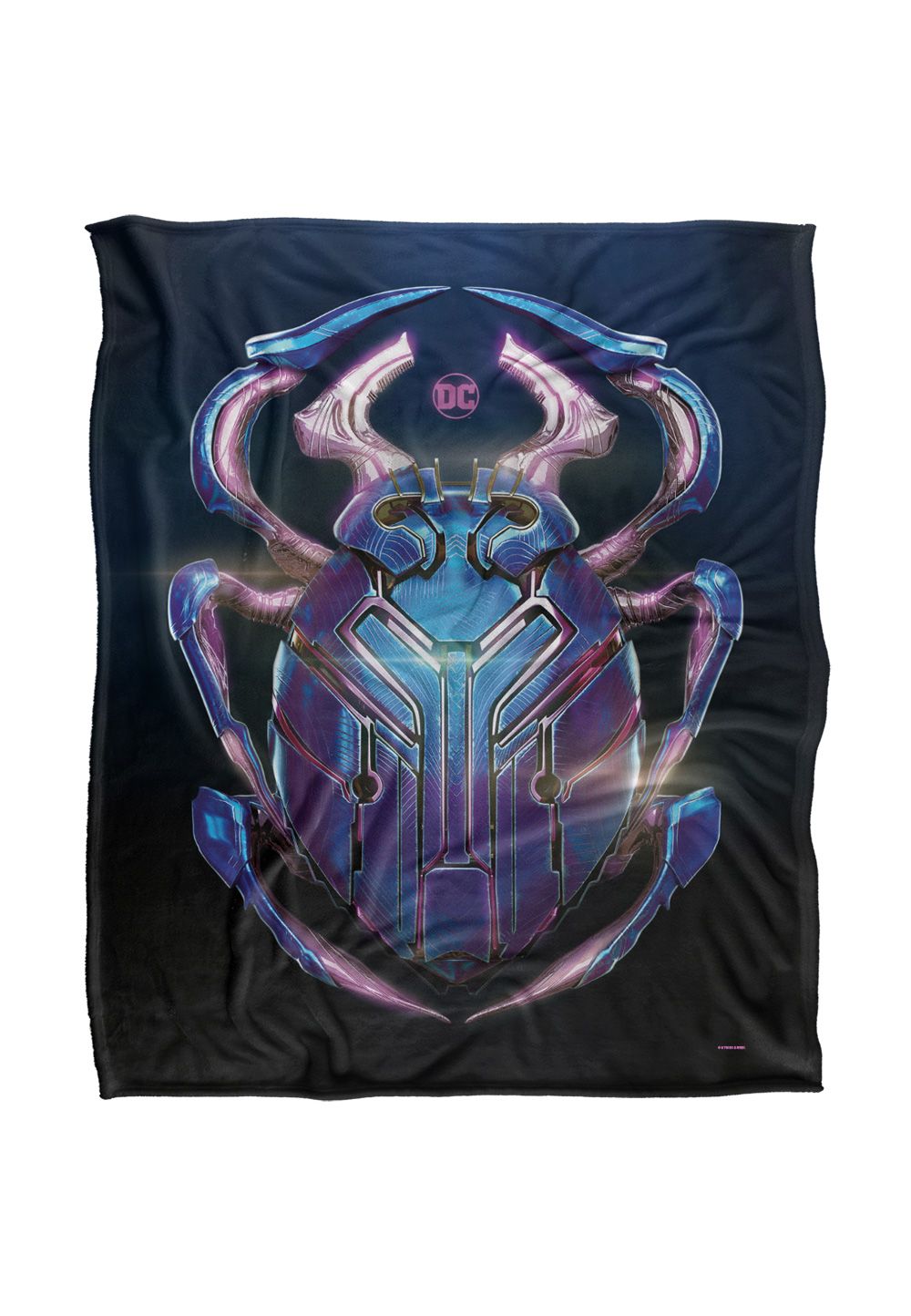Blue Beetle (2023) Blanket, 152x127 cm Beetle Movie Logo Silky Touch Super Soft Throw Blanket in White