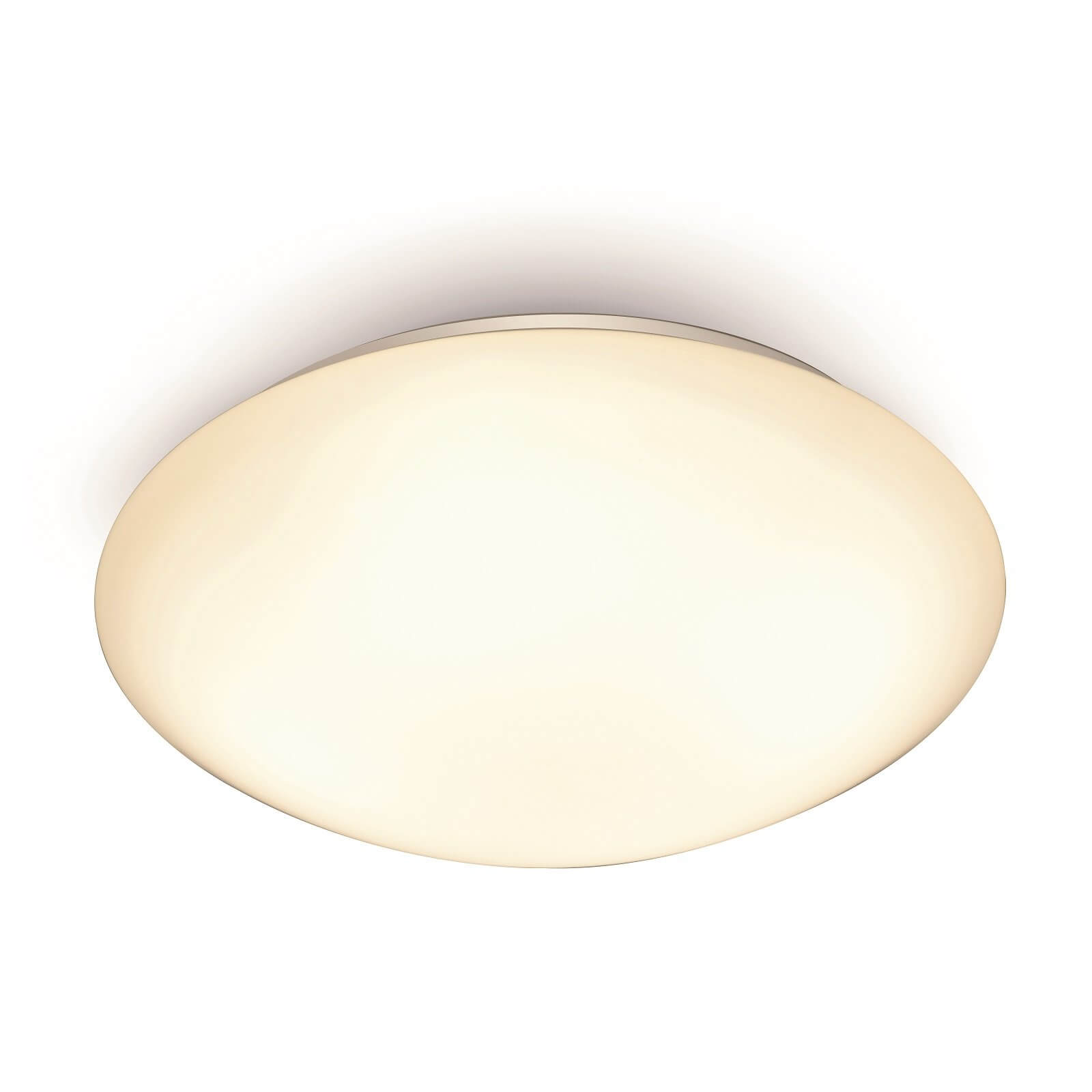 Dion Flush Ceiling Light, White