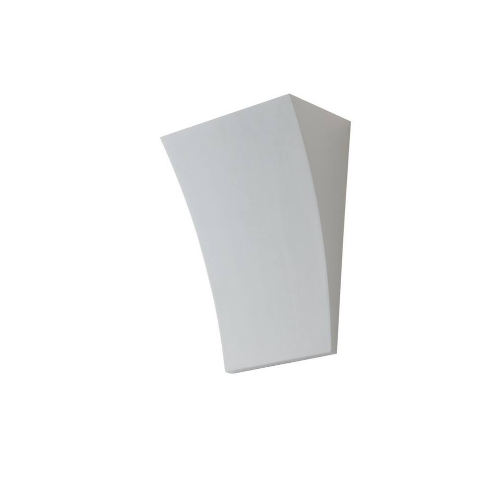 Netlighting Alma Paintable Plaster Wall Uplight Lamp White G9