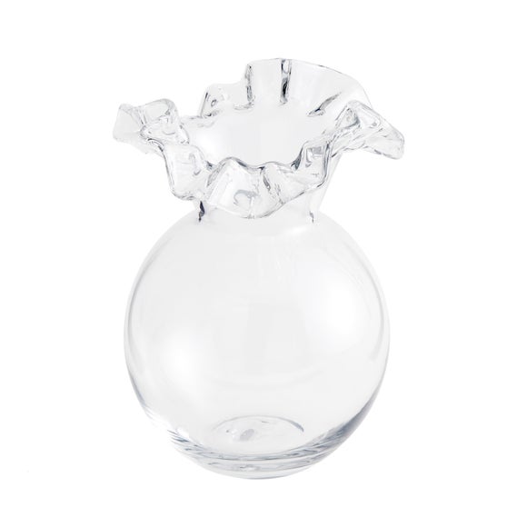 Handkerchief Clear Glass Vase 3