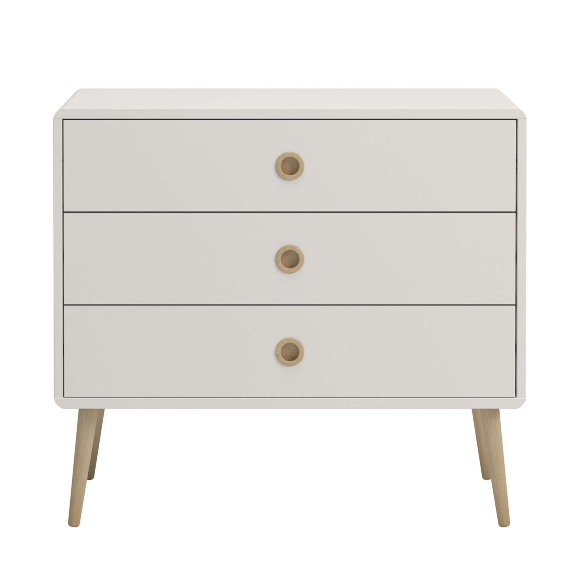 Softline 3 Drawer Chest White