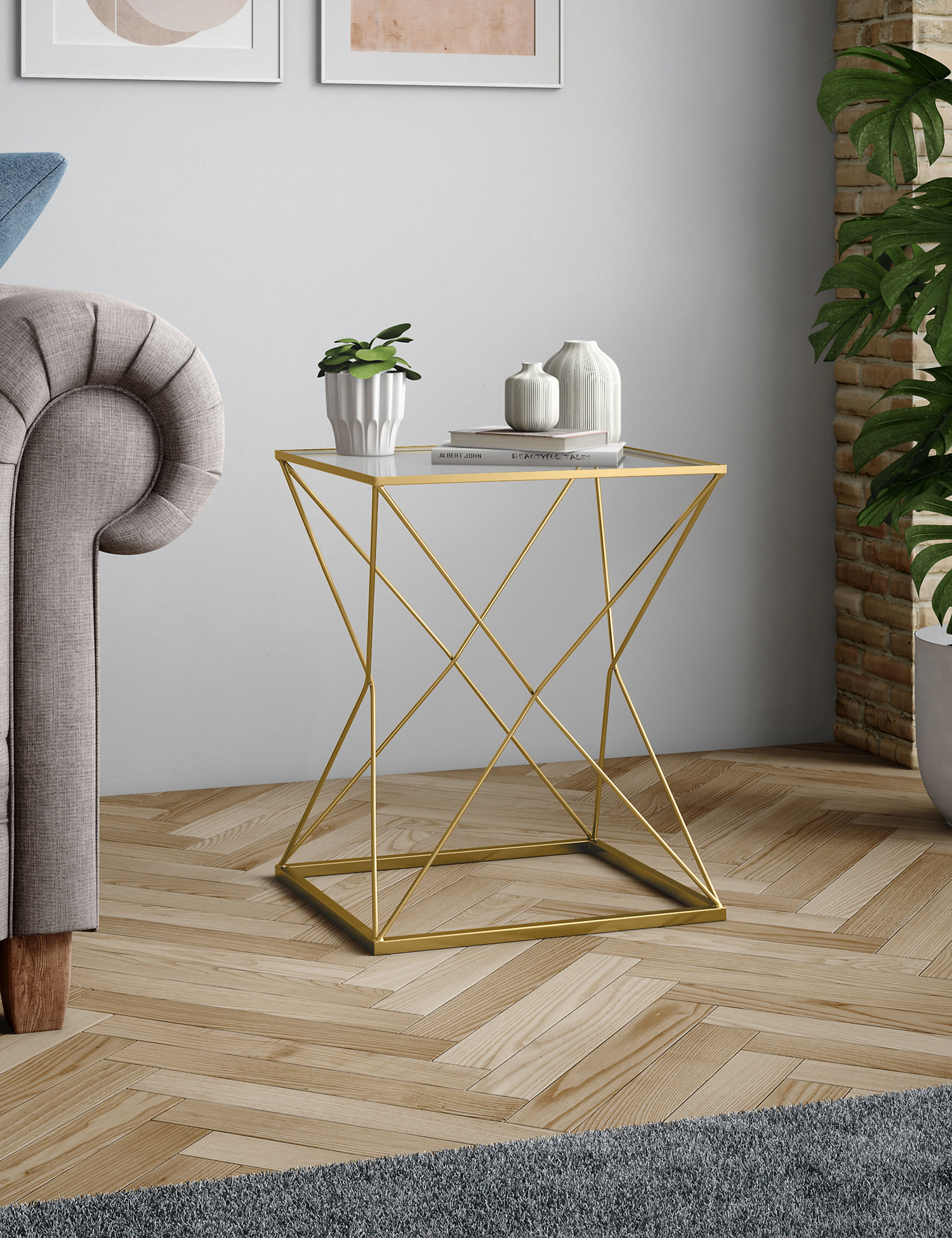 M&S Star Geometric Side Table