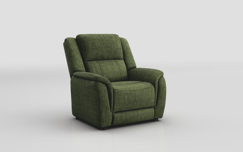 Green Fabric Meleto Armchair