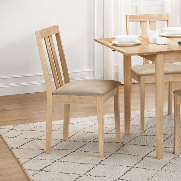 Rufford Set Of 2 Rufford Dining Chairs, Faux Suede