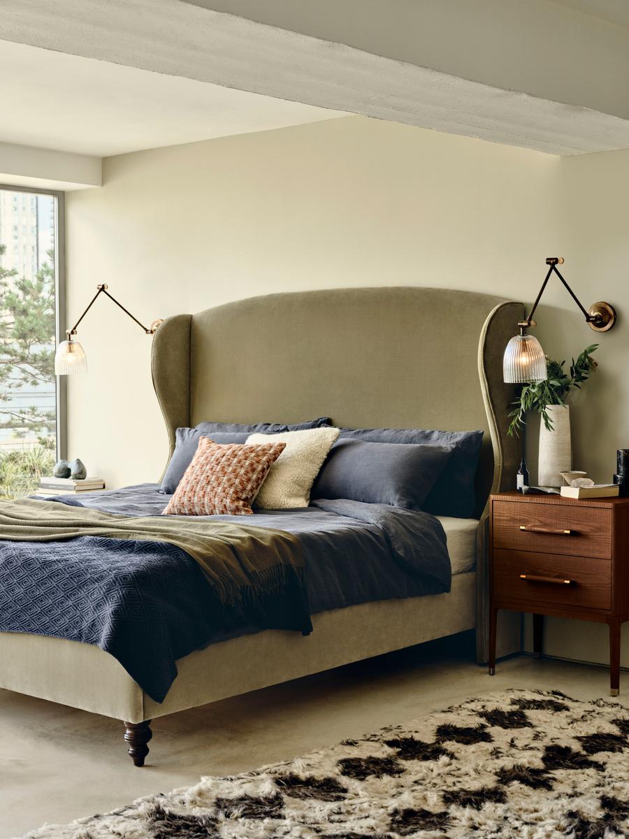 Rivas Bed, King, Velvet Lichen