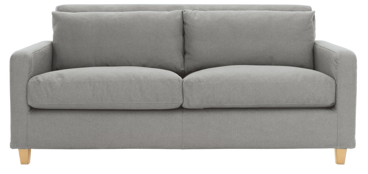 Habitat Chester 2 Seater Fabric Sofa - Grey
