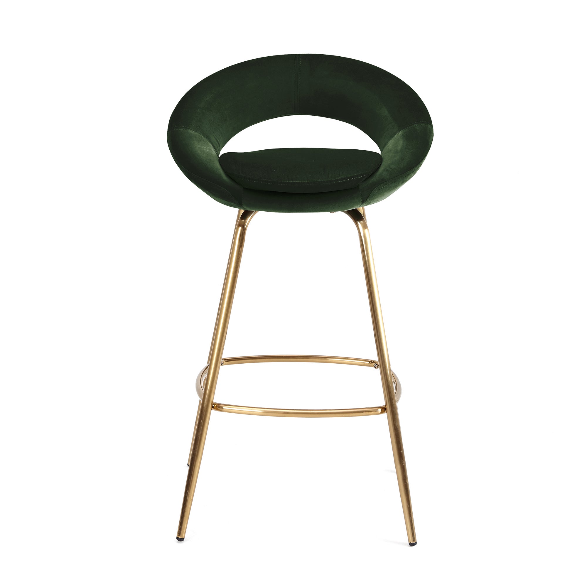 Stella Bar Stool Bottle Green Velvet Bottle (Green)