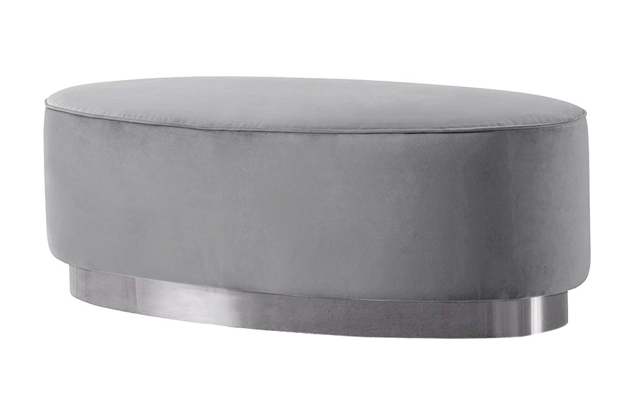Selini Footstool – Dove Grey