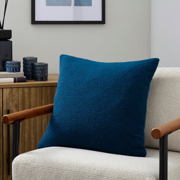 Flaxley Ribbed Square Cushion