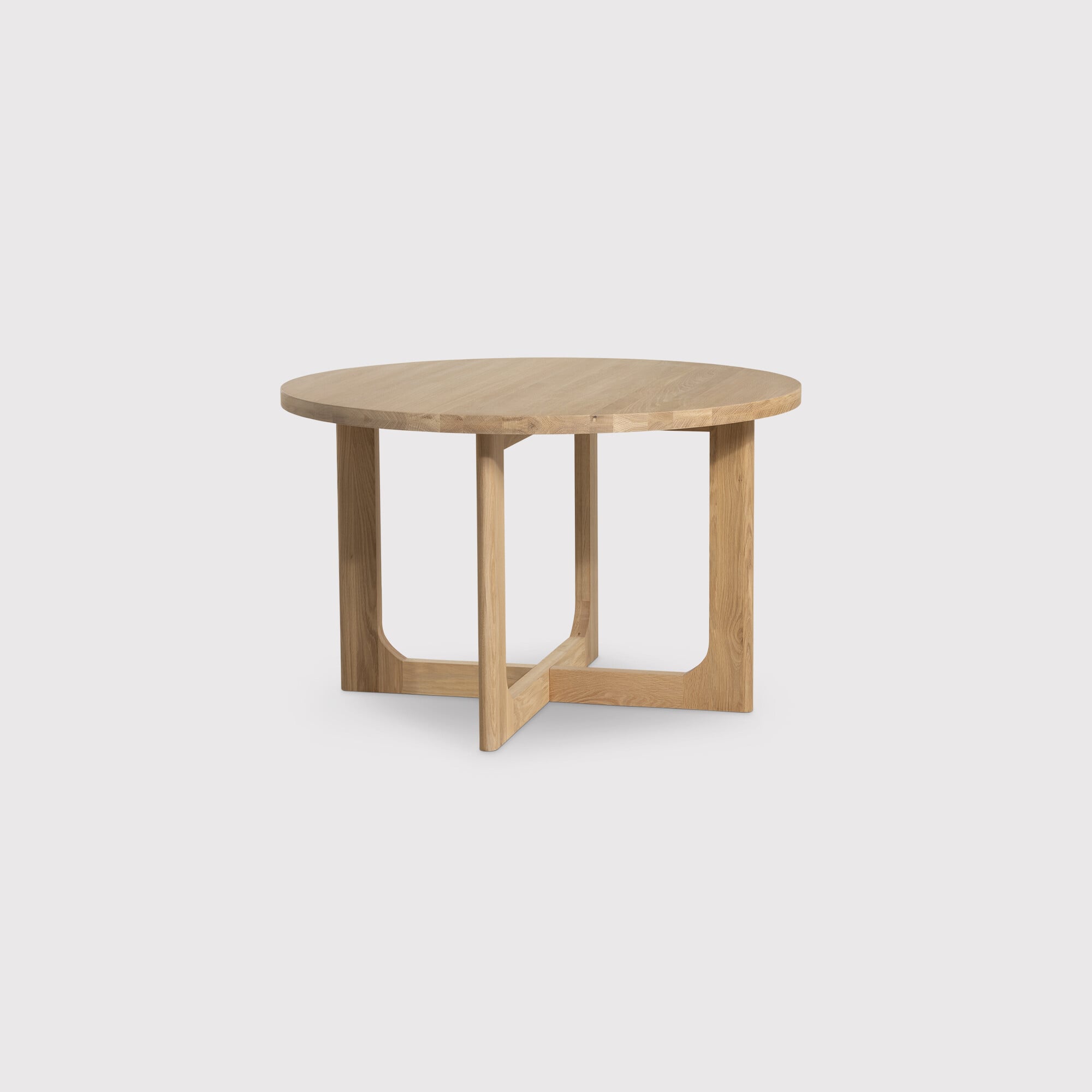 Olav Round Dining Table 120cm, Round, Brown Oak | Barker & Stonehouse