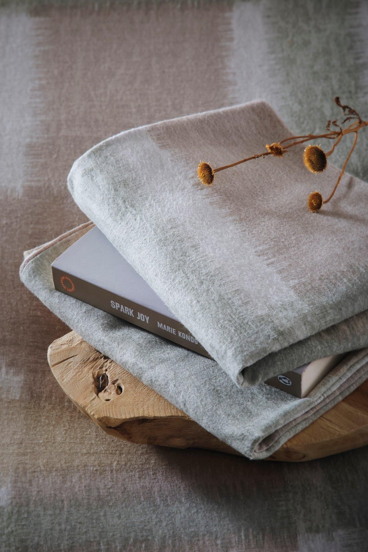 Appletree 'Verbier' 100% Brushed Cotton Duvet Cover Set in Natural 3