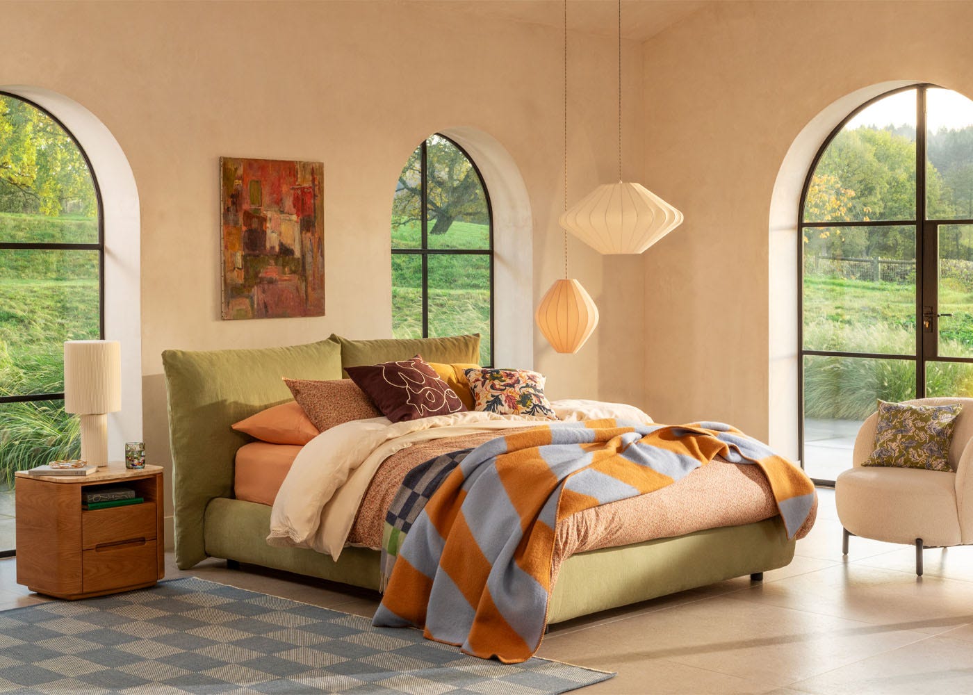 Heal's Pillow Bed Double Siena Cotton Natural 2