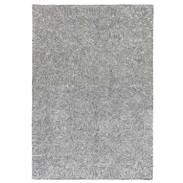 Camden Rug  Black and White