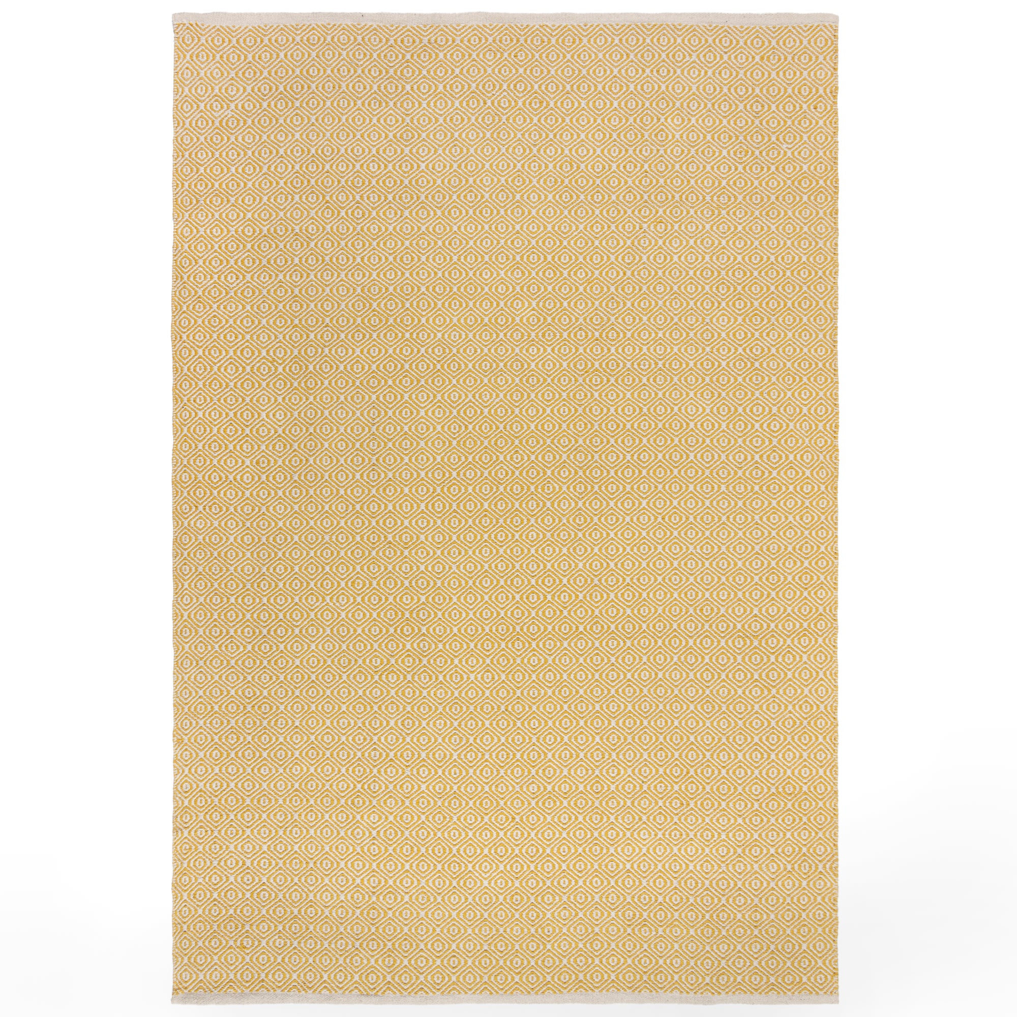Diamond Weave Rug Yellow