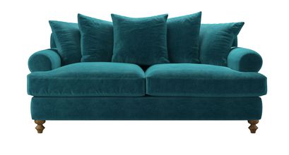 Teddy 2.5 Seat Sofa Bed in Neptune Smart Velvet - sofa.com