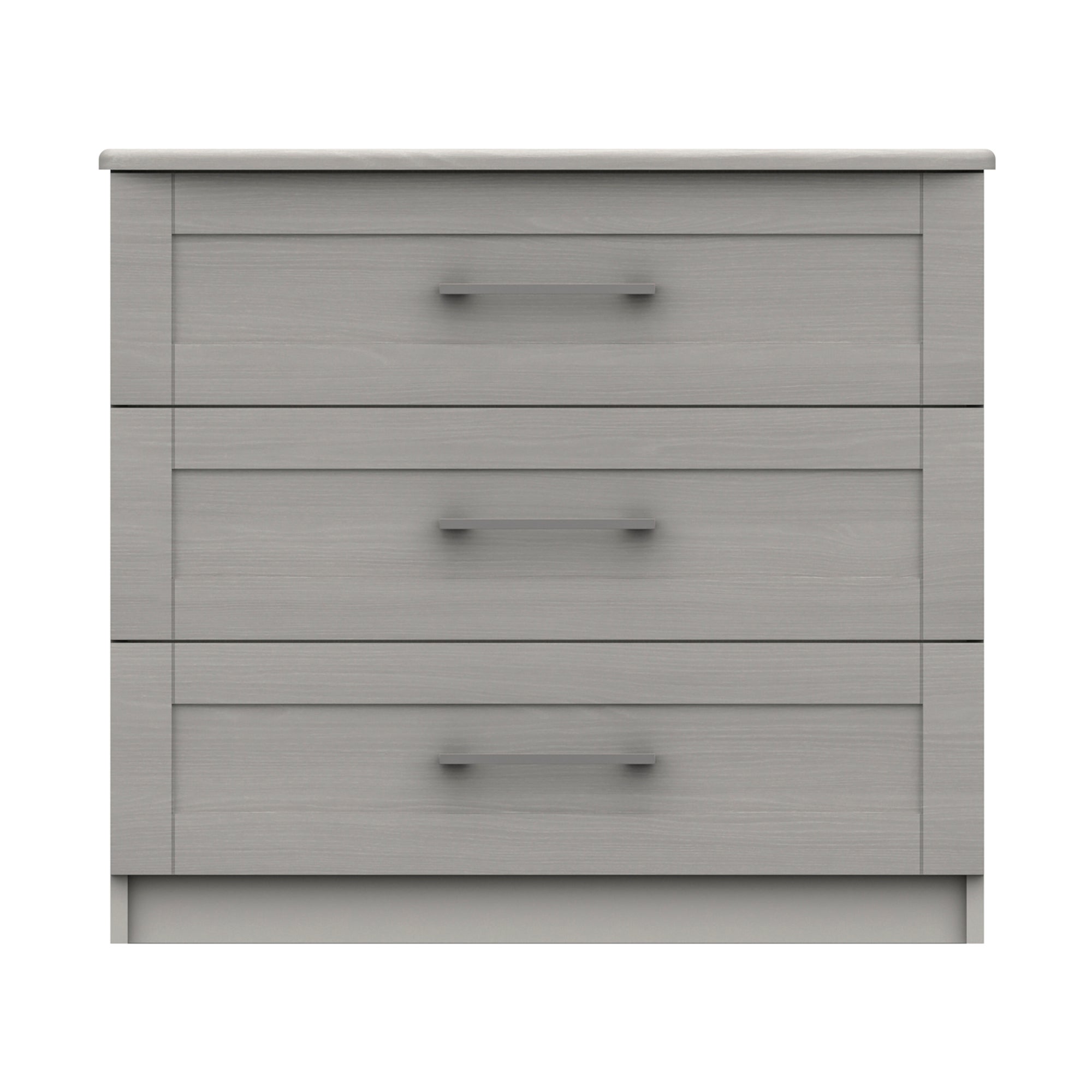 Ethan Light Grey 3 Drawer Chest Grey