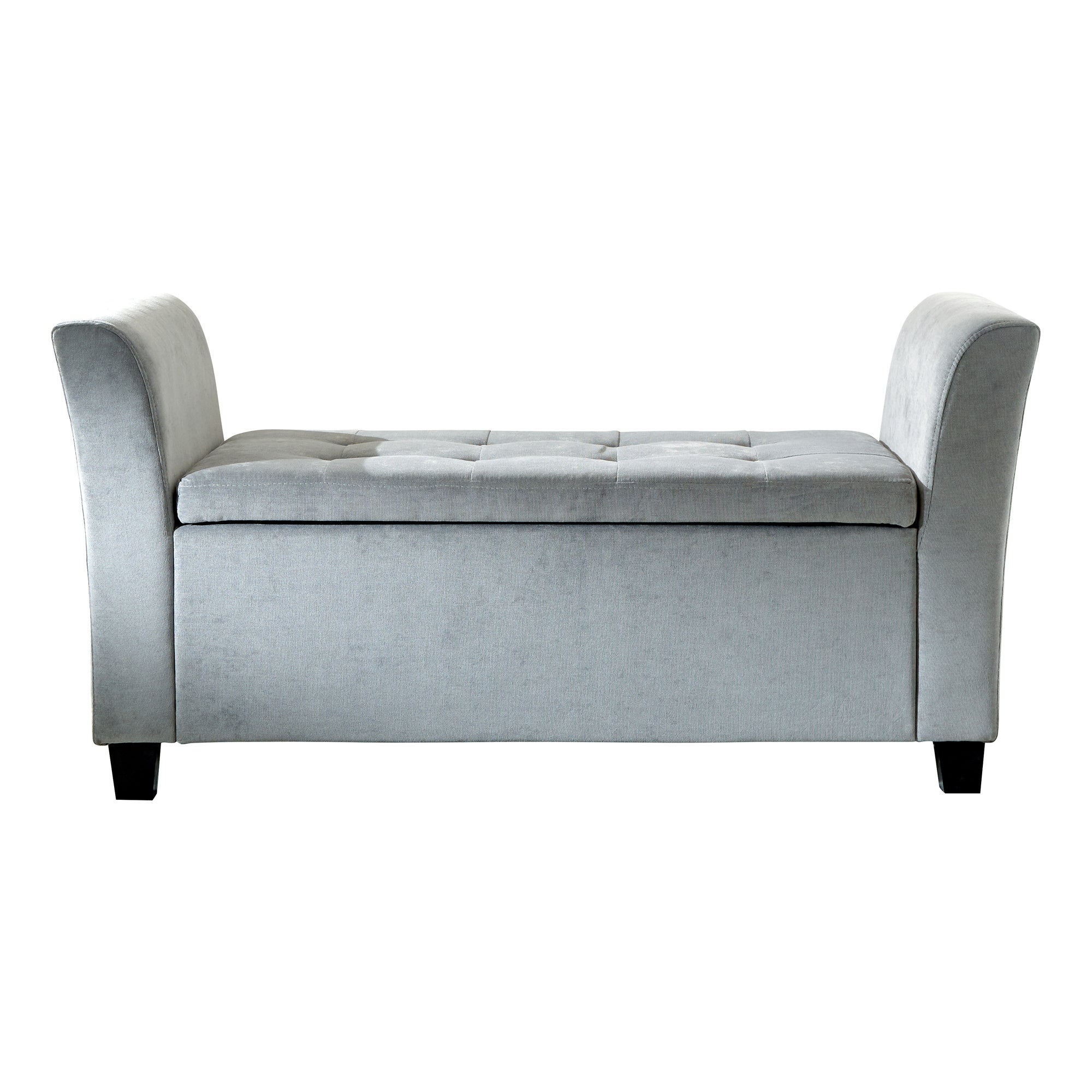 Verona Chenille Grey Window Seat Grey