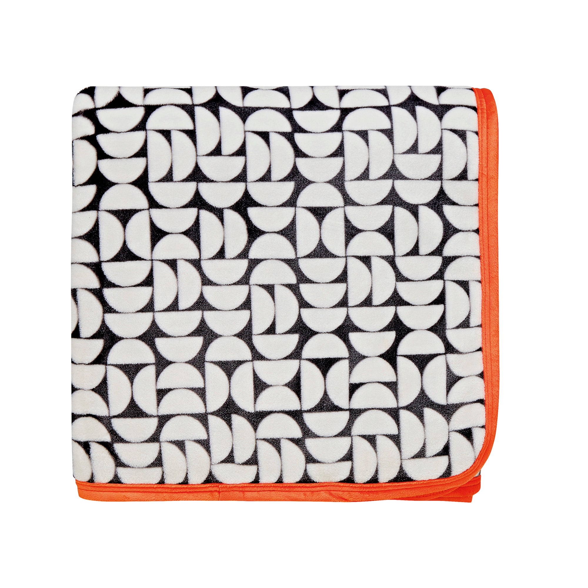 Helena Springfield Dahl Tolka Fleece Throw Navy Blue/White