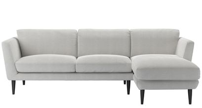 Holly Medium RHF Chaise Sofa in Pumice House Basket Weave - sofa.com