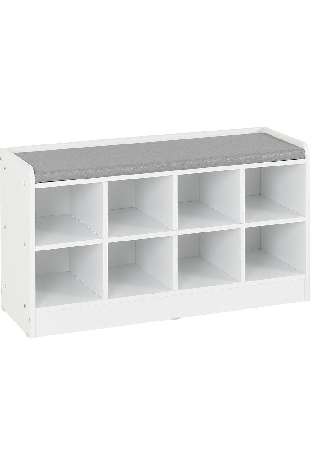 Seconique Portland Shoe Bench in White 2