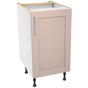 Wickes Ohio Dusky Pink Shaker Base Unit - 450mm