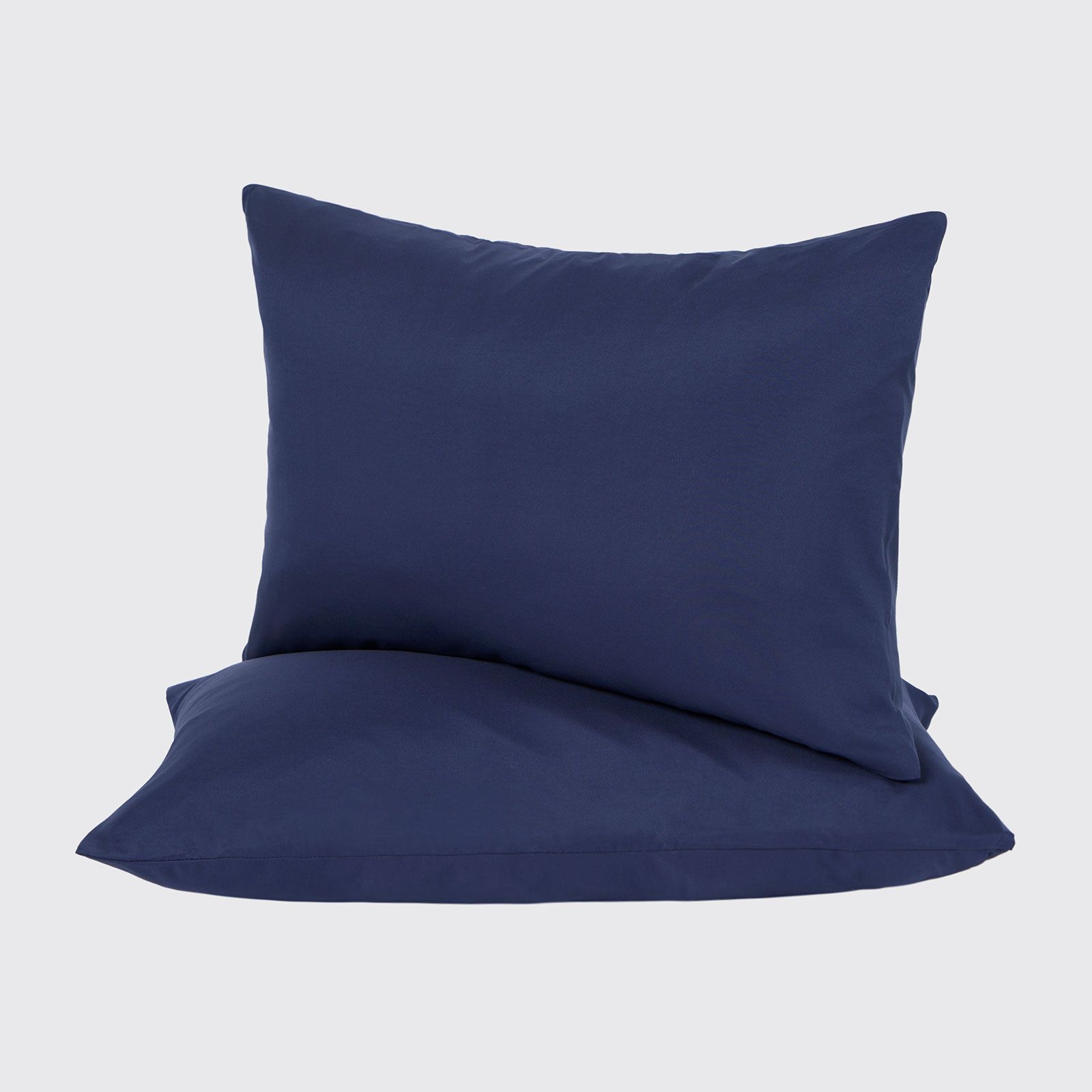 OHS 2 Pack Soft Microfibre Wrinkle Resistant Housewife Pillowcases in Navy