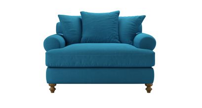 Teddy Loveseat Sofabed in Marina Brushed Linen Cotton - sofa.com