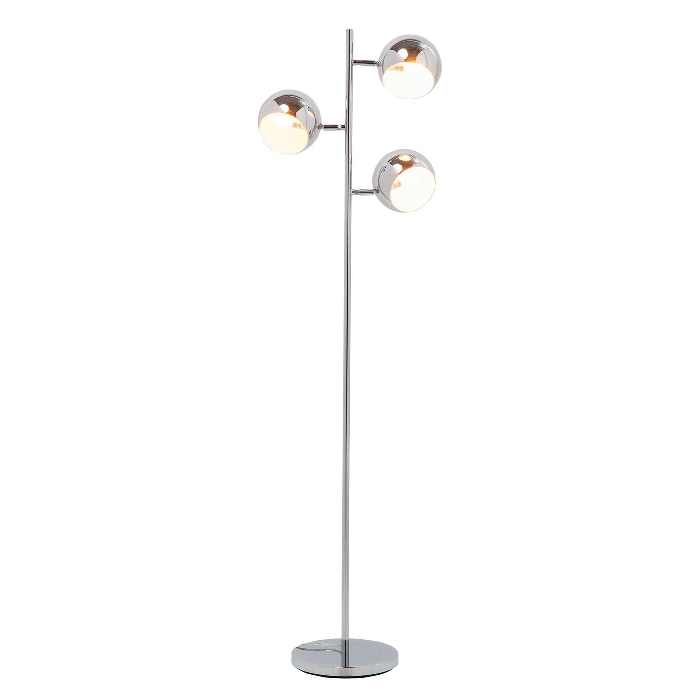 Chrome Bulb Floor Lamp