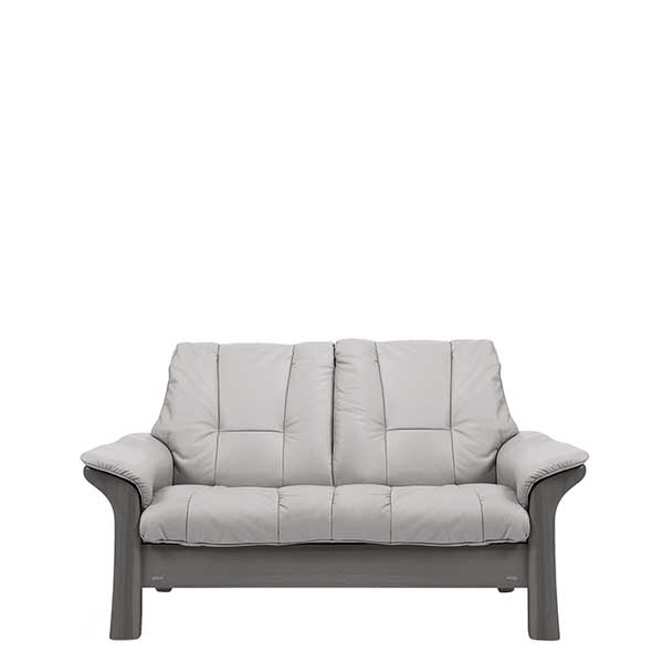 Stressless Windsor Low Back 2 Seater Choice of Leather  - Barker & Stonehouse
